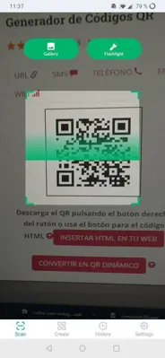 QR Code Reader and Scanner android App screenshot 5